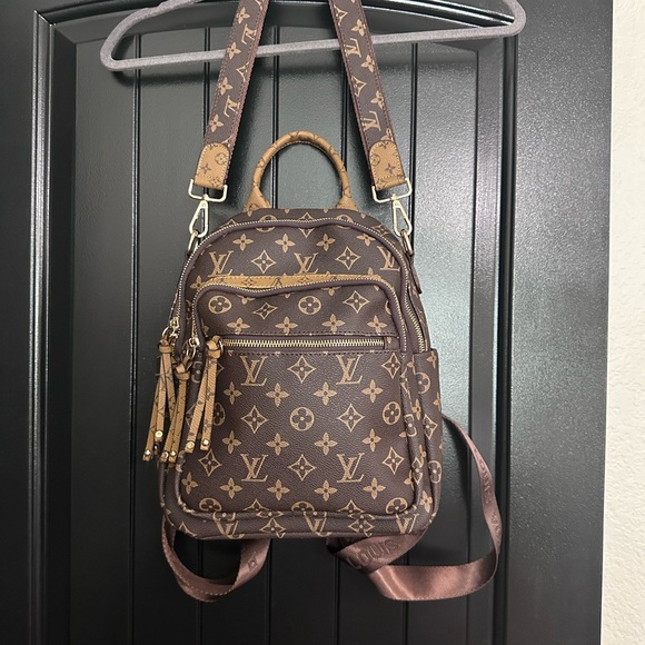 LV Cambas Brown Monogram Mini Backpack with Gold Hardware - Picture 2 of 16